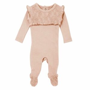 L’oved Baby Organic Laced Footie NWOT